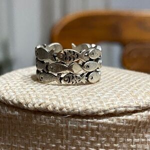 Silver Fish Ring